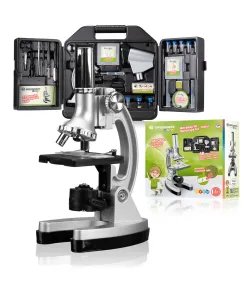 Microscope Bresser Junior Biotar 300x-1200x with experiment kit