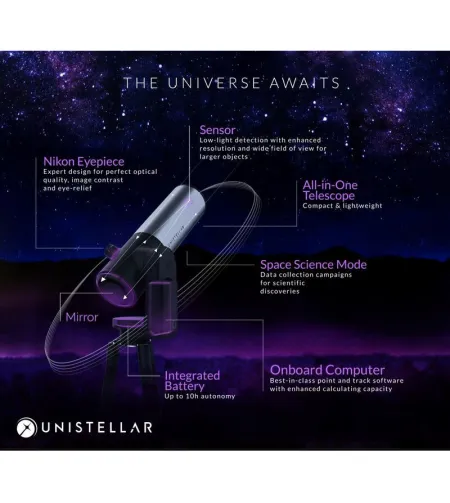 Unistellar Smart Telescope N 114/450 eVscope 2 + Backpack