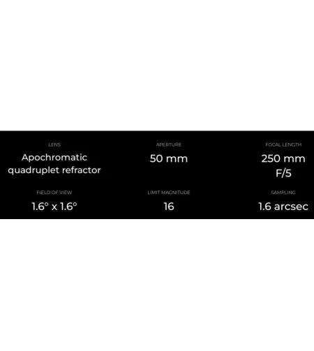 „Vaonis&ldquo; išmanusis teleskopas AP 50/250 „Vespera PRO&ldquo; kosminis rinkinys