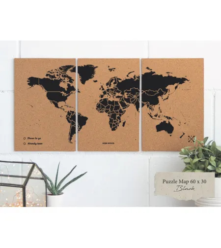 Miss Woodi puslekaart M - must