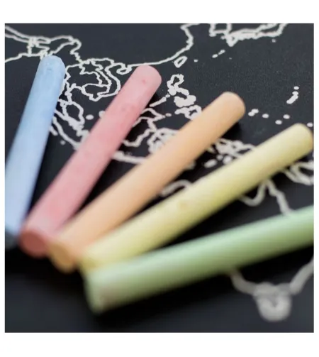 Miss Woodi maailmakaart, kriiditahvel L