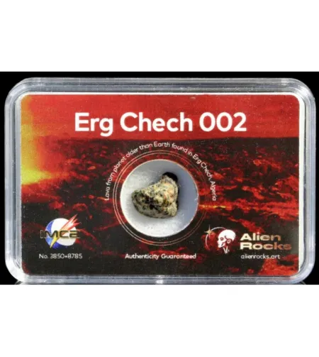 Svešzemju iežu meteorīti Erg Chech 002 0,7–0,99 grami