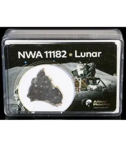 Svešzemju iežu meteorīti Lunar NWA 11182 1,5–2 grami