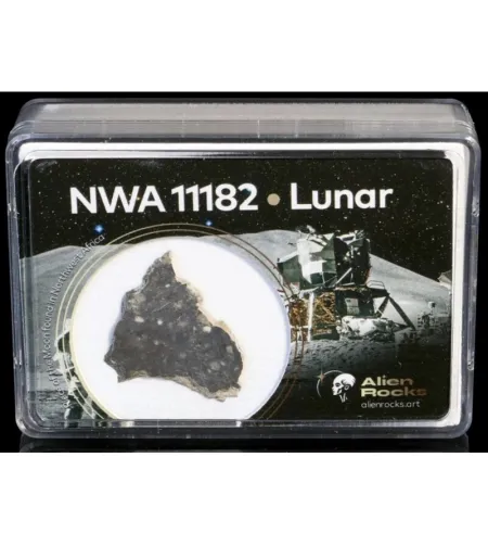 Svešzemju iežu meteorīti Lunar NWA 11182 1,5–2 grami