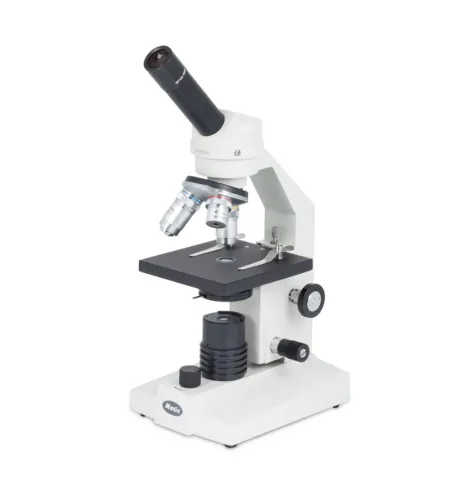 Motic mikroskops SFC-100 FLED mono DIN ahromatisks 40x-400x LED ar baterijām