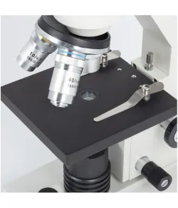 Motic mikroskops SFC-100 FLED mono DIN ahromatisks 40x-400x LED ar baterijām