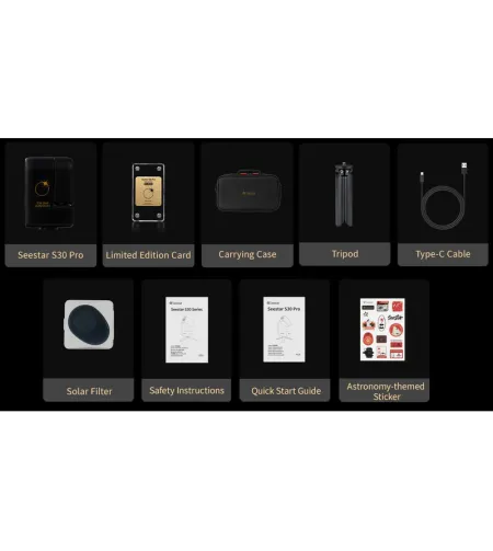 Умный телескоп ZWO AP 30/160 Seestar S30 Pro Total Solar Eclipse Edition