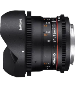 Samyang 12mm T3.1 VDSLR ED AS NCS Fish-Eye Canon M