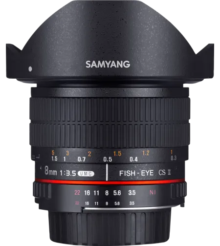 Samyang 8mm f/3.5 UMC Fish-Eye CS II Fuji X