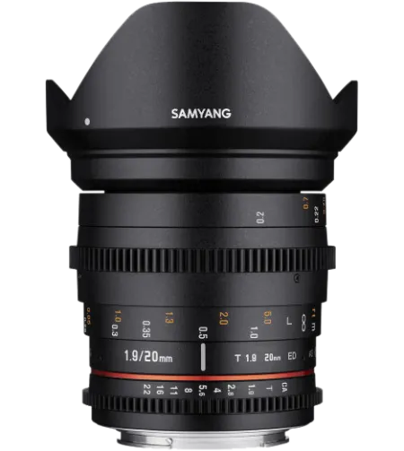 Samyang 20mm T1.9 ED AS UMC Canon M