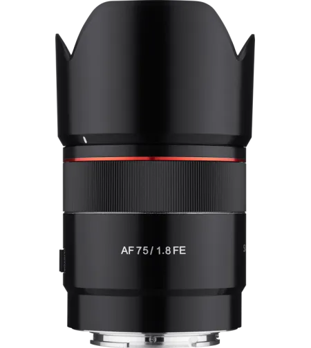 Samyang AF 75mm F/1.8 Sony FE with KenkoFilter 58mm
