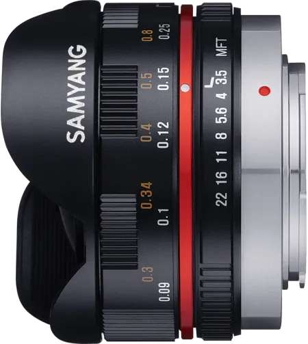 Samyang 7.5mm f/3.5 Fish-Eye MFT (Black)