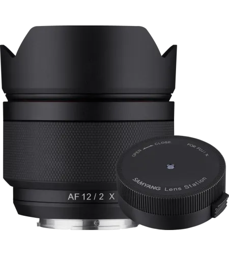 Samyang AF 12mm F/2.0 Fuji X with Lens Station
