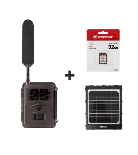 BURREL E24 GLOBAL 4G trail camera + Solar panel