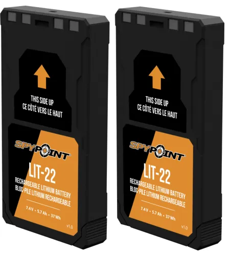 Litija akumulatora SPYPOINT LIT-22 SPYPOINT TWIN iepakojums