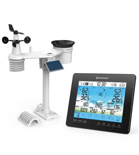 BRESSER 7-in-1 päikeseenergia 6-päevane 4CAST PRO Wi-Fi ilmakeskus