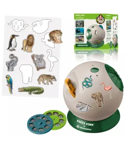 TASUTA VONK x BRESSER kleebistega lasteprojektor