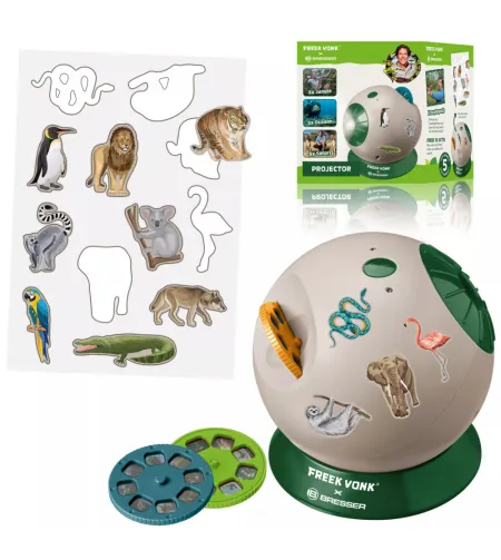 TASUTA VONK x BRESSER kleebistega lasteprojektor