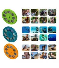 TASUTA VONK x BRESSER kleebistega lasteprojektor