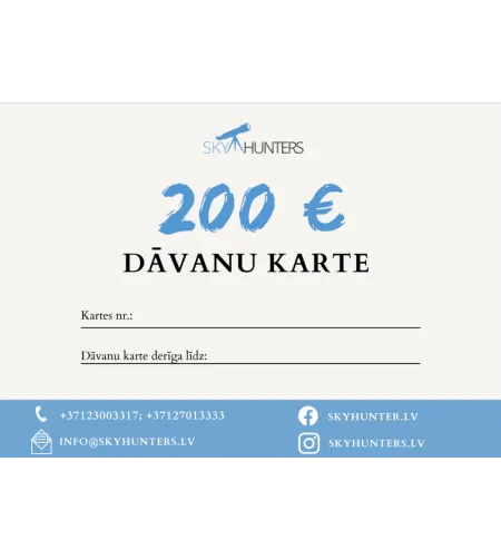 Kinkekaart - 200 eurot