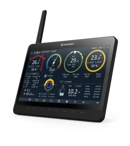 BRESSER MeteoChamp 9-ühes WiFi-ilmajaam digitaalse pildiraamiga