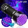 21 LED UV-taskulampi