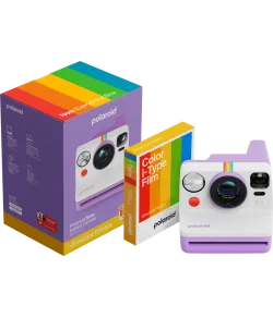 Polaroid Now Gen 3 Purple bundle with Color Film (8 photos)