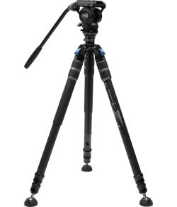 Sirui One Step Height Adjustment Carbon Video Tripod Kit SVS60 + S3