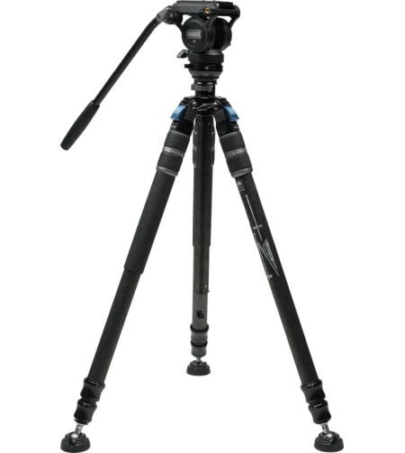 Sirui One Step Height Adjustment Carbon Video Tripod Kit SVS60 + S3