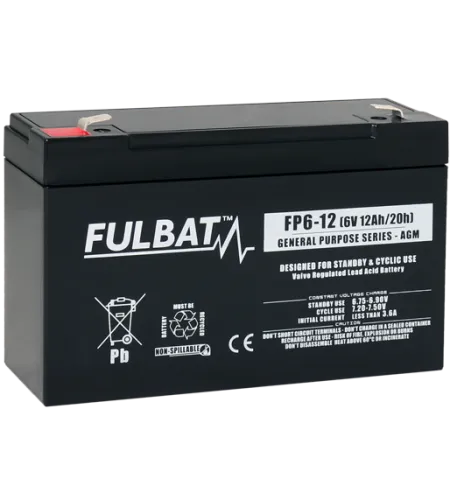 FULBAT AGM-FP 6V-12Ah akumulators