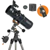 Celestron Astromaster 114EQ-MD telescope with Phoneadapter and Moonfilter