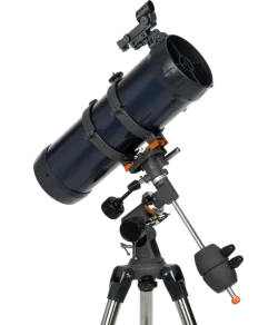 Celestron Astromaster 114EQ-MD telescope with Phoneadapter and Moonfilter