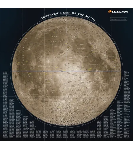 Celestron Moon Map