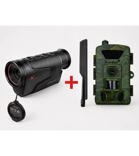 Nocpix termokaamera Lumi P13 + Levenhuk Trap LTE10 rajakaamera