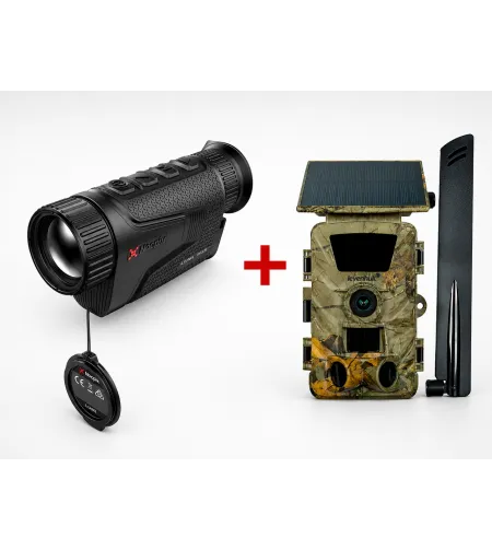 Nocpix LUMI L19 termokamera + Levenhuk Trap LTE30 medību kamera