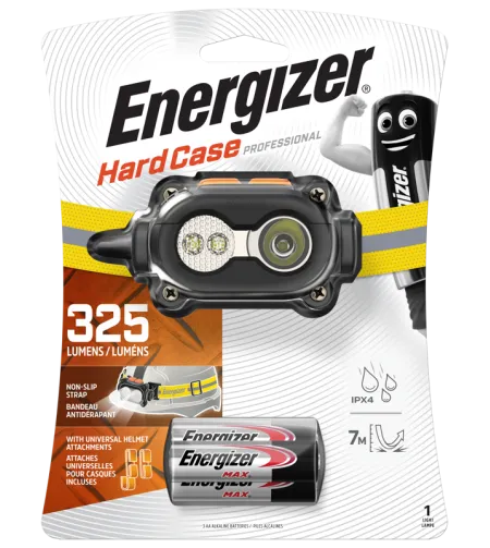 Energizer HardCase Headlight w/attachment