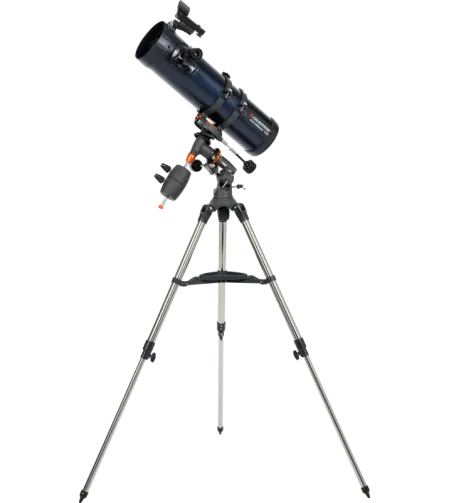 Celestron AstroMaster 130EQ peegelteleskoop nutitelefoni adapteri ja T2 Barlow' läätsedega