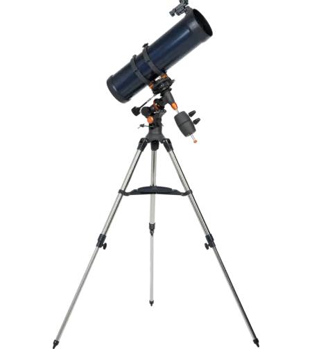 Celestron AstroMaster 130EQ peegelteleskoop nutitelefoni adapteri ja T2 Barlow' läätsedega
